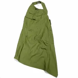 【中古】 JUNYA WATANABE ジュンヤワタナベ 25SS 綿バックサテン ホルターネックワンピース XS カーキ
