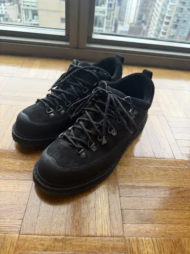 Diemme Roccia Basso Faded Black Suede Sz 43