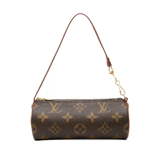 Brown Louis Vuitton Monogram Papillon Pochette Handbag