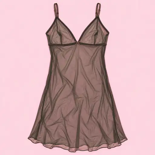 Dolce & Gabbana Underwear Sheer Mesh Slip Dress
