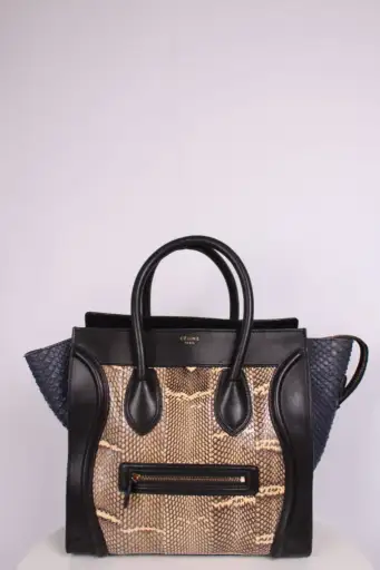 Celine Phantom Luggage Python