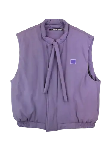 ACNE STUDIOS (AS IS) Purple 'Osalo' Heat-Reactive Padded Shell Gilet