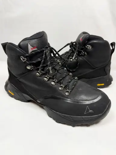ROA ‘Andreas’ Triple Black Leather Vibram Sole Hiking Boots