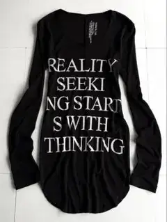 "bajra" Graphic Ribbed l/s