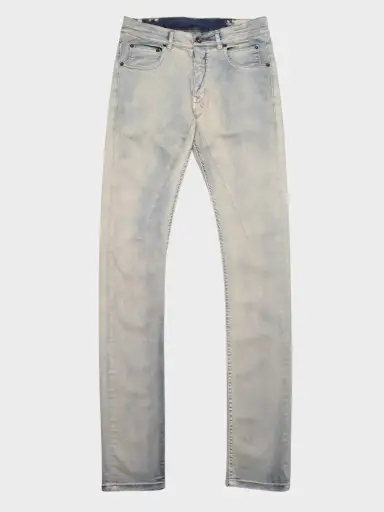 Rick Owens DRKSHDW - S/S 2015 - Detroit cut stretch cotton skinny fit jeans (Hustler Blue) - size 29