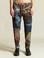 Dries Van Noten Autumn/Winter 2012 Psychedelic Print / Digital Print