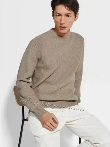 Zegna Oasi Cashmere Crewneck Sweater