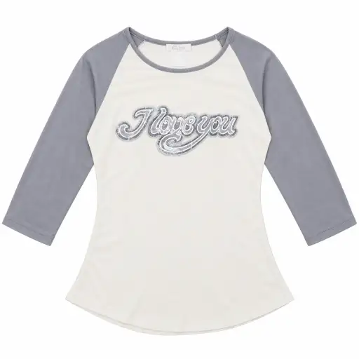 Chloé Spring Summer 1999 'I Love You' Raglan T-Shirt