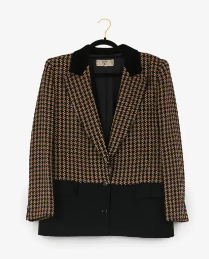 Veste Valentino vintage pied de poule