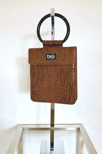 D&G brown handbag