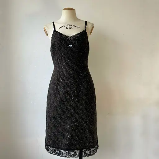 C 1995 D&G by Dolce & Gabbana wool dress