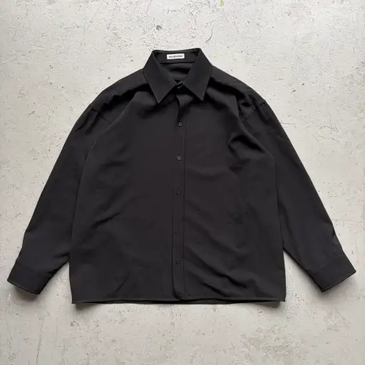 Balencaiga Black Button Up (36)
