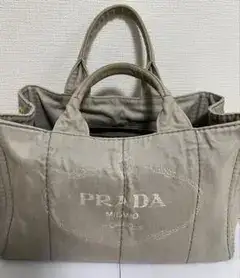 PRADA プラダ カナパ　キャンバストートバッグ