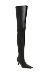 プロエンザショラー レディース シューズ スニーカー ブーツ Proenza Schouler Trap Over the Knee Boot Women BLACK ブラック