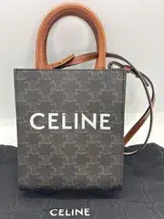 CELINE ミニパーティカル カバ トートバッグ