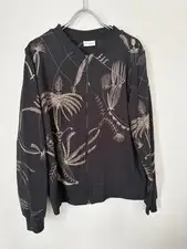 Dries Van Noten Sweat Zip Up Blouson Cotton Jacket Outerwear Excellent