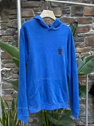Raf Simons Klein Blue Pullover Hoodie