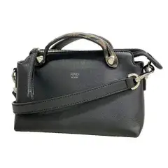 フェンディ(Fendi) フェンディ ハンドバッグ バイザウェイ レザー ブラック 2wayバッグレディース