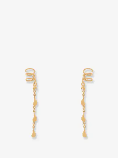 Chloé Iconic metal earrings UNI - USA Tariffs Included
