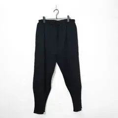 CFCL RELAX RIB PANTS BLACK