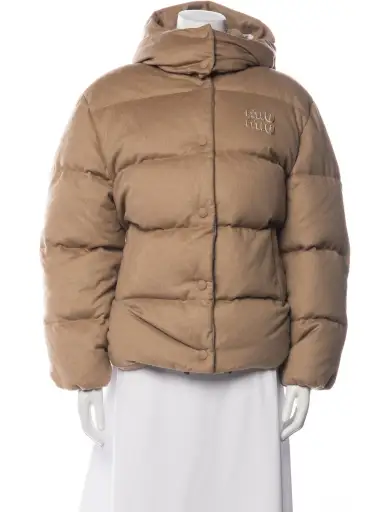 2022 Camel Hair Down Jacket w/ Tags