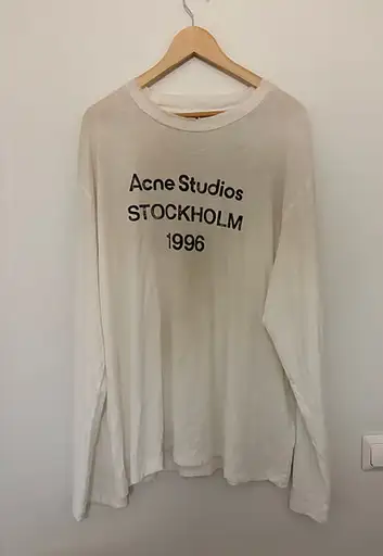 Acne Studios Sprayed 1996 Logo t-paita