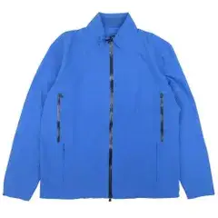 未使用 Z Zegna ジーゼニア TECHNO 3-L レインジャケット ウィンドブレーカー ブルゾン テクニカルアウター ナイロンジャケット XL 青 メンズ 古着 中古 USED