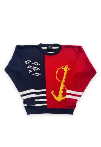 MENS VINTAGE DIOR JUMPER NAUTICAL KNIT gallery