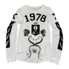 diesel 10s l/s cult graphic tee archive