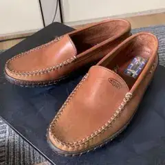 希少 MISSONI SPORT イタリア製 レザーモカシン 43 27cm