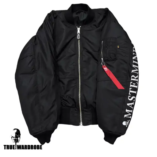 Mastermind x Alpha Industries MA-1 Flight Skull Reversible Bomber Skull Jacket