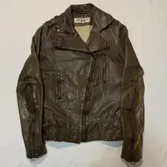 SHARE SPIRIT goat leather jacket blouson