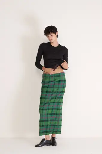 1993 CdG Plaid Skirt