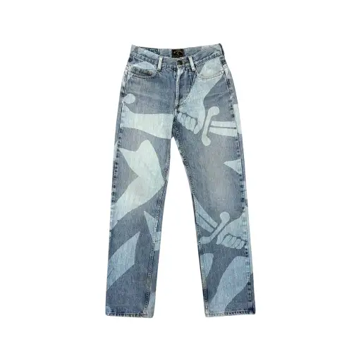 VIVIENNE WESTWOOD ANGLOMANIA PIRATE DENIM JEANS