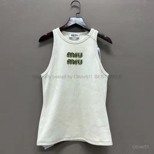Miu Miu 99% New Big Beaded Letter Logo BFAJNOP292
