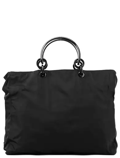 1998 Black Tessuto + Plex Nylon Tote Bag