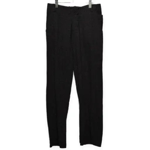 forme d'expression Gray Wool Straight Trousers Size 46