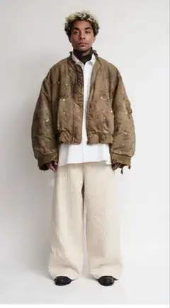 26AW 即完売 DIGAWEL ディガウェル Distressed MA-1
