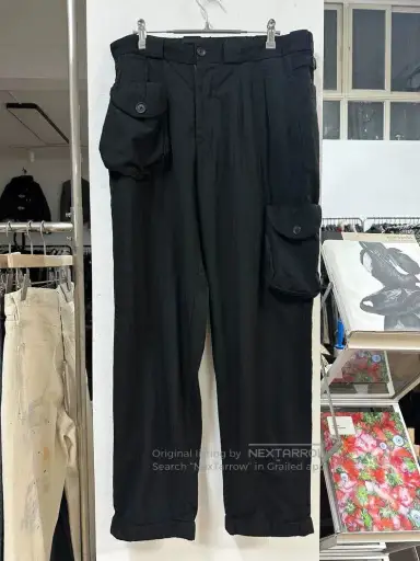 Yohji Yamamoto Pour Homme Cargo Trousers.