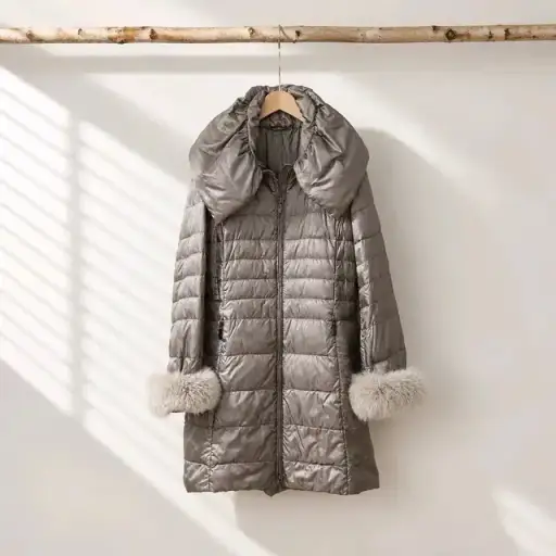 막스마라 위캔드 (Weekend MaxMara) 폭스퍼 커프스 다운 패딩 IT 결제창