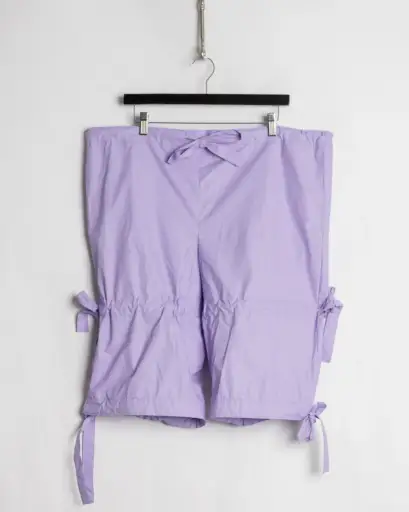 Walter Van Beirendonck Purple Tie Shorts