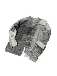 DUELLUM patched sweater knit 格安新品 定価11万