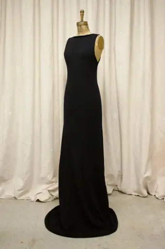 Rick Owens ‘STROBE’ Cashmere Knit Maxi Sleeveless Dress