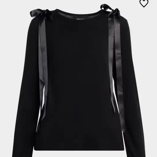 simone rocha bow long sleeve