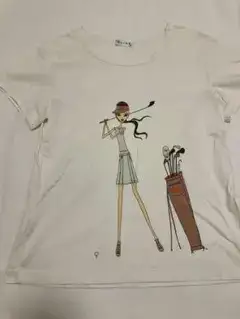 CELINE セリーヌ ゴルフ イラスト 半袖 Tシャツ
