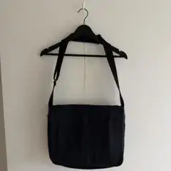 Y's for men ナイロン メッセンジャーバッグ ショルダーバッグ 黒