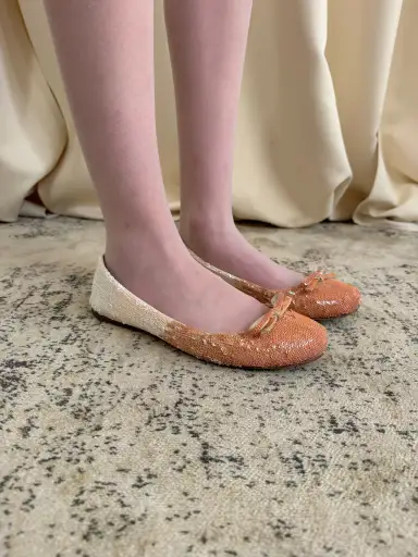 Prada ombré sequin ballet flats 40EU 6.5UK