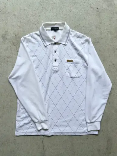 "Claudio Valentino"　knit polo L/S