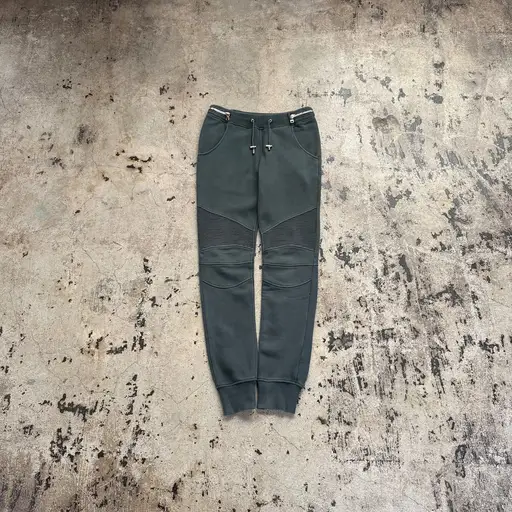 00s BALMAIN MULTI ZIP SWEAT PANTS