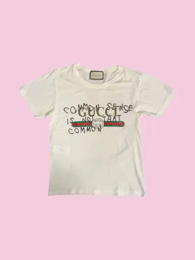 gucci "common sense" tee